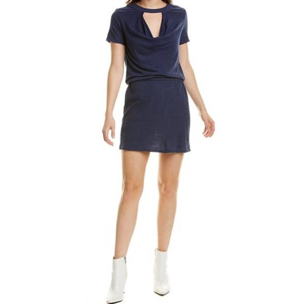 Lanston Draped Mini Dress Pink Small - Picture 9 of 9